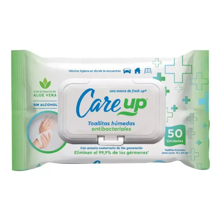 CARE UP TOALLA HUMEDA S/TAPA X 50 UND