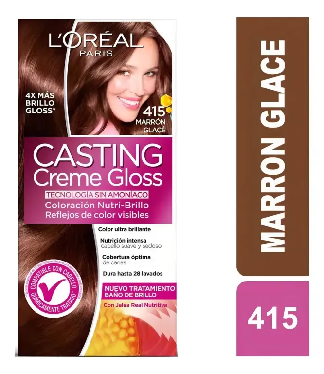 CASTING CREME GLOSS MARRON GLACE JALEA REAL N 415