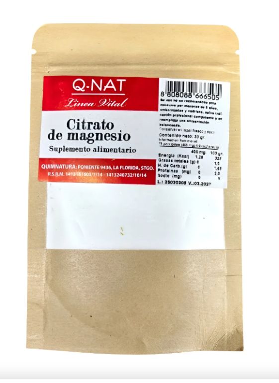 CITRATO DE MAGNESIO POLVO X 100 GR