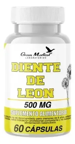 DIENTE DE LEON 500 MG X 60 CÁPSULAS