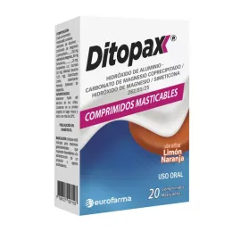 DITOPAX X 20 COMPRIMIDOS MASTICABLES