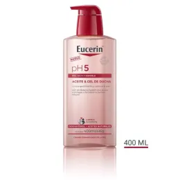 EUCERIN PH5 ACEITE & GEL DE DUCHA PIEL SECA Y SENSIBLE X 400 ML