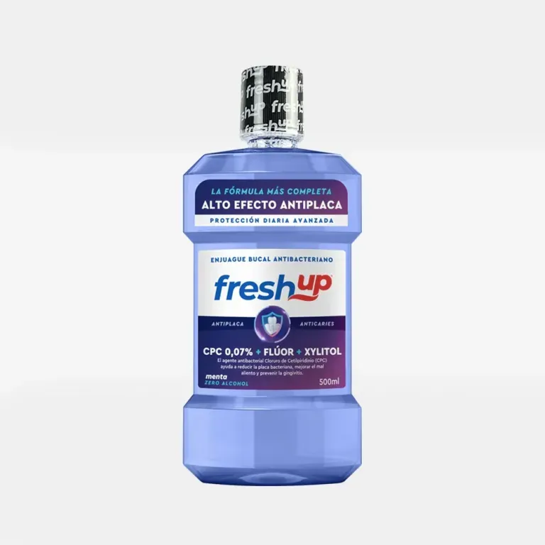FRESHUP ENJUAGUE BUCAL MENTA ZERO CPC 0.07% X 500 ML