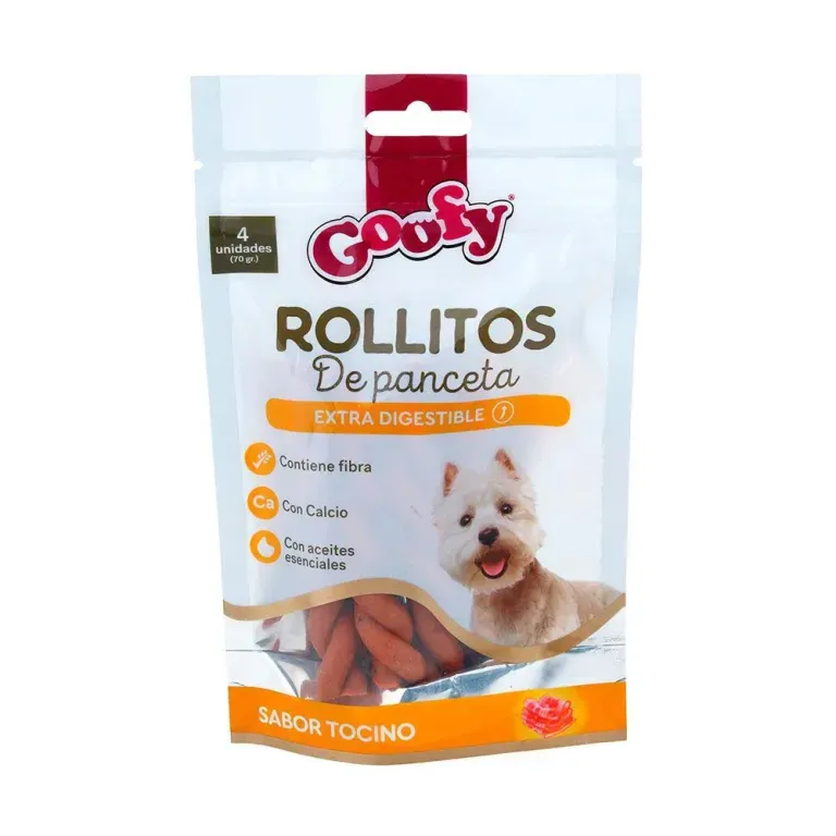 GOOFY SNACK ROLLITOS DE PANCETA X 70 GR