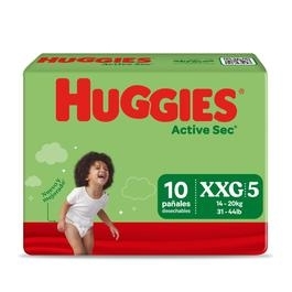 HUGGIES ACTIVE SEC XXXG X 10 UND