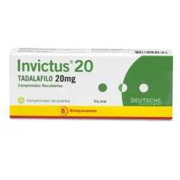 INVICTUS 20 MG X 4 COMPRIMIDOS