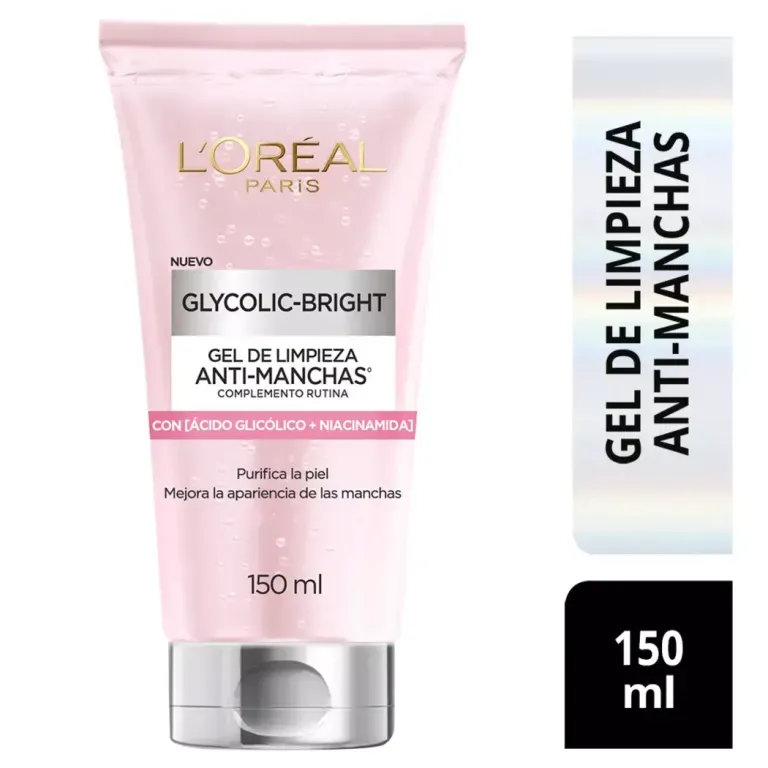 LOREAL GEL ROSTRO LIMPIEZA X 150 ML GLYCOLIC