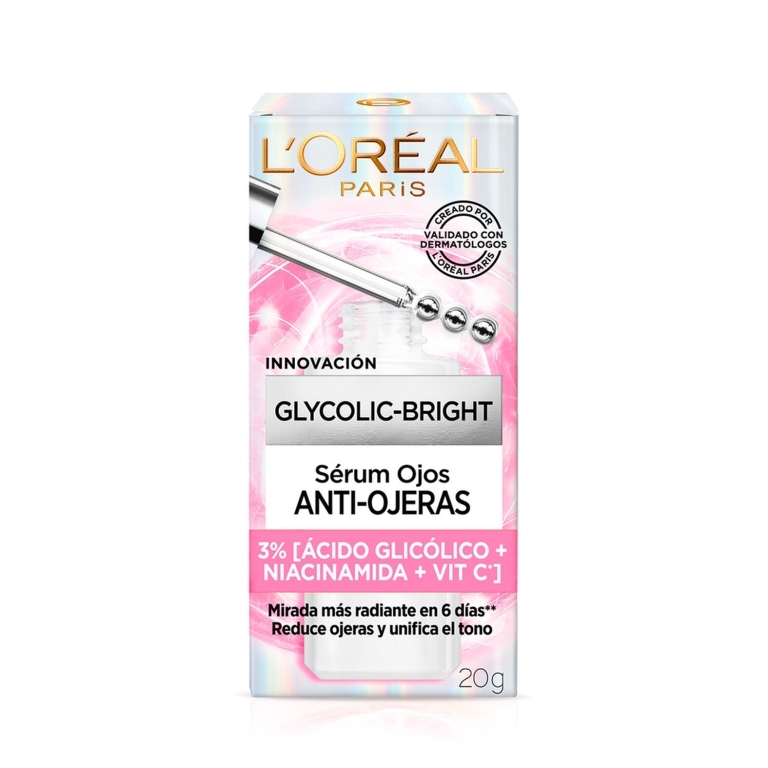LOREAL SERUM OJOS GLYCOLIC ANTI OJERAS X 20 ML