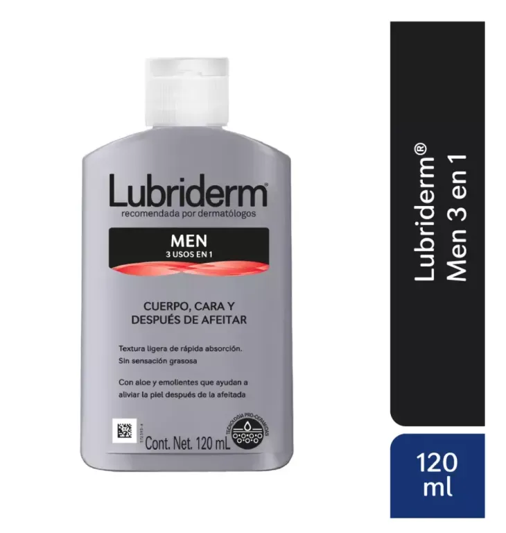 LUBRIDERM MEN CON FRAG 12X120ML