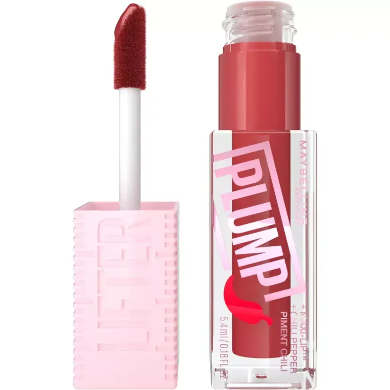 MAYBELLINE LABIAL LIP LIFTER GLOSS PLUMP HOT CHILI