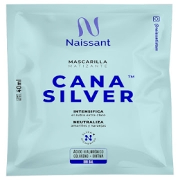 NAISSANT MASCARILLA CANAS SILVER SACHET X 40 GR