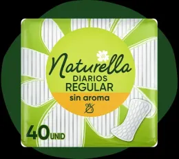 NATURELLA PROTECTOR DIARIO REGULAR RESPIRABLE X 40 UND