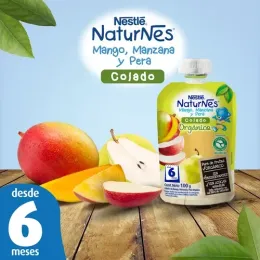 NATURNES ORGANICO MANGO MANZANA PERA X 100 GR