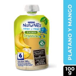 NATURNES ORGANICO PLATANO MANGO X100 GR