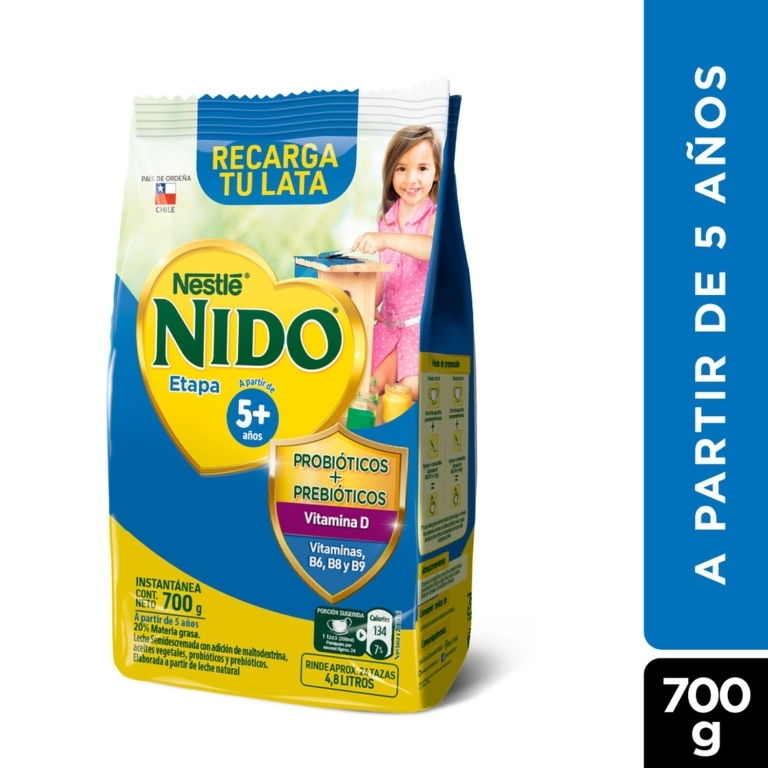 NIDO ETAPA 5+PRO BOLSA X 700 GR