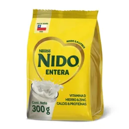 NIDO LECHE ENTERA INSTAN BOLSA X 300 GR