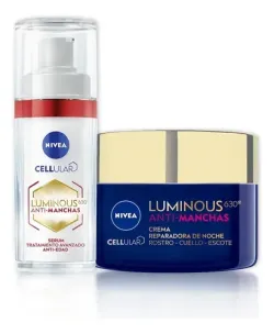 NIVEA LUMINOUS630 FLUIDO 40 ML + SERUM ANTI-EDAD X 30 ML