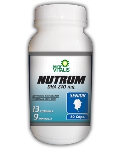 NUTRUM SENIOR CAP 433 MG X 60 AURA