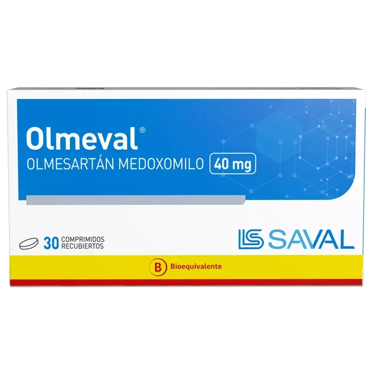 OLMEVAL 40 MG X 30 COMPRIMIDOS RECUBIERTOS