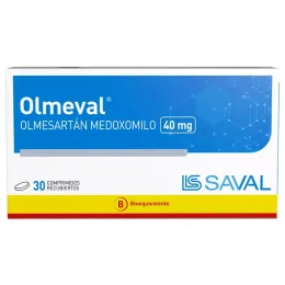 OLMEVAL 40 MG X 30 COMPRIMIDOS RECUBIERTOS
