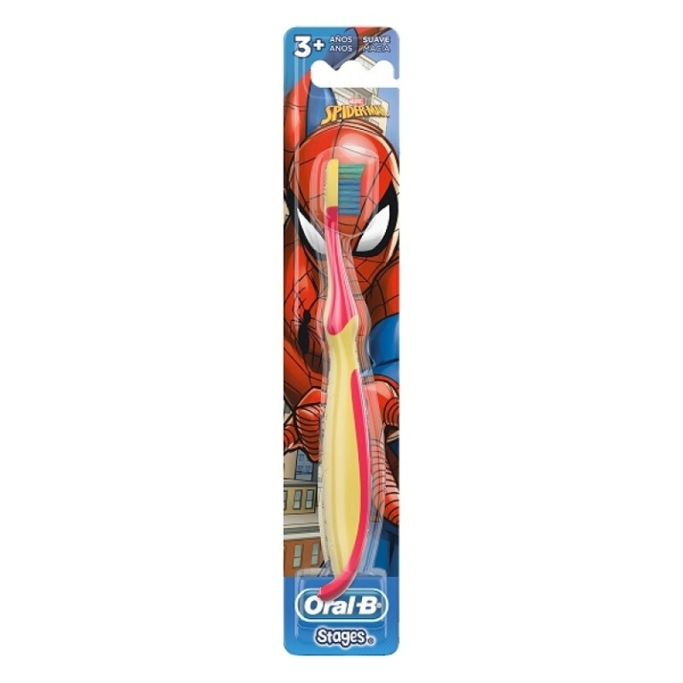 ORAL B CEPILLO STAGES SPIDERMAN SUAVE 3+