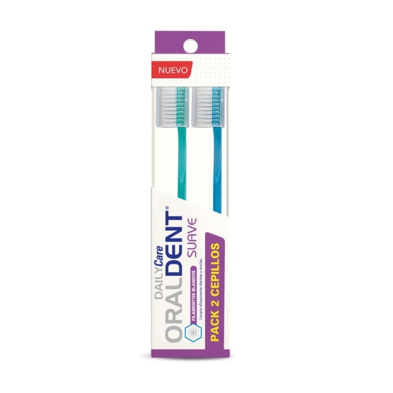 ORALDENT CEPILLO SUAVE X 2 UNID