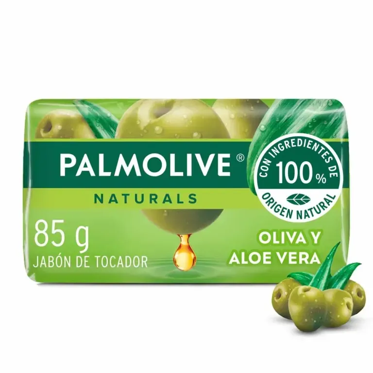 PALMOLIVE JABON NAT ALOE VERA E OLIVA X 85 GR