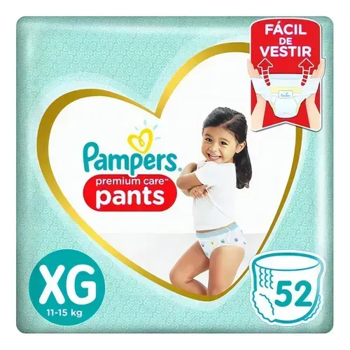 PAMPERS PANTS PREMIUM XGD X 52 UND