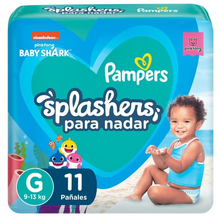 PAMPERS SPLASHERS BABY SHARK G X 11 UND