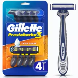 PRESTOBARBA 3 GILLETTE X 20 + VENUS ALOE X 4 UND