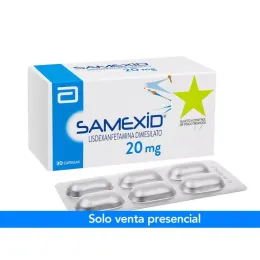 SAMEXID 20 MG X 30 CÁPSULAS