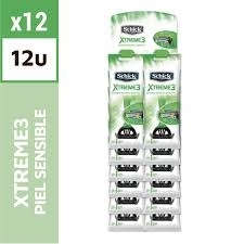 SCHICK PIEL SENSIBL EXTREME3 (DISP X 12 UND)