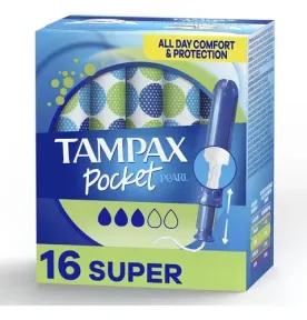 TAMPAX PEARL SUPER X 16 UND