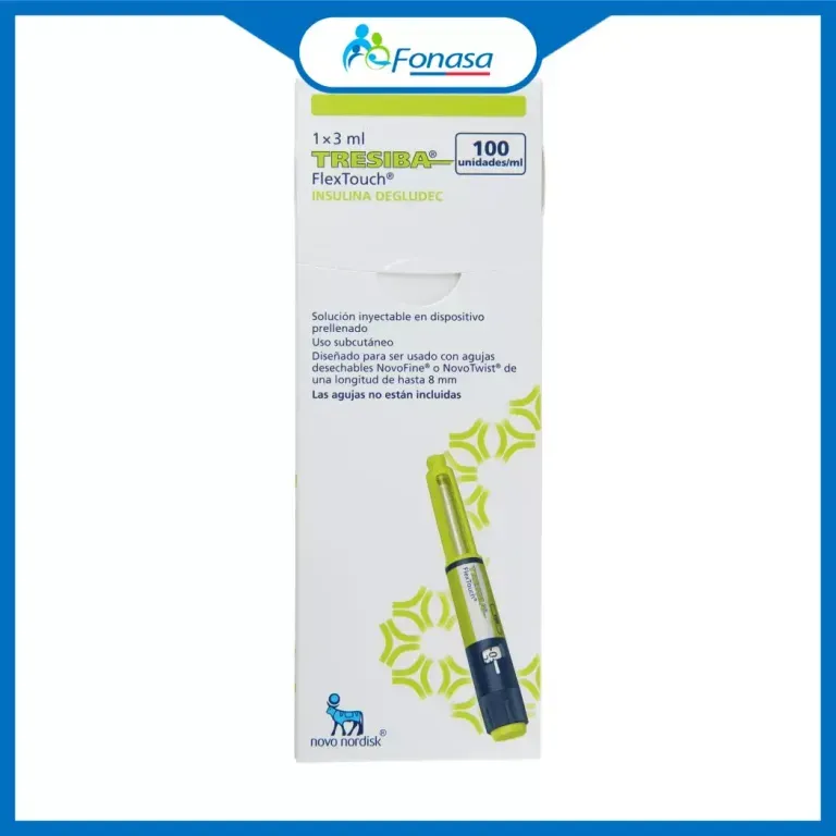 TRESIBA FLEXT SOLUCIÓN INYECTABLE 100 UI/ML