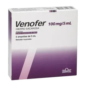 VENOFER AMP IV 100 MG X 5