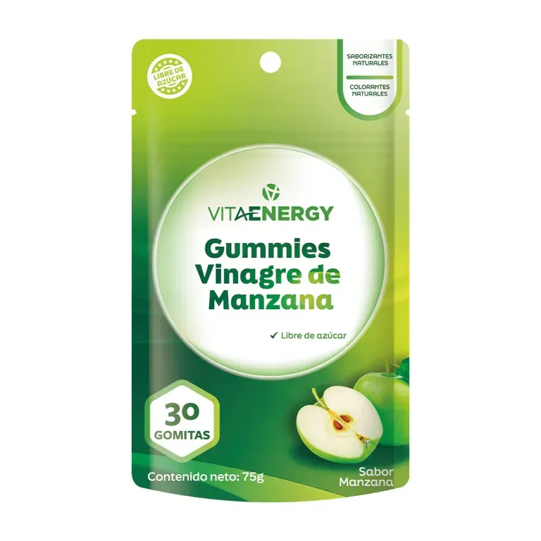 VINAGRE DE MANZANA X 30 GOMITAS
