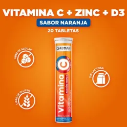 VITAMINA C TRIPLE ACCION X 20 TABLETAS EFERVESCENTES