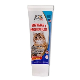 KITTY AID ENZYMAS Y PROBIOTICOS GEL SALMON X 113.4 GR