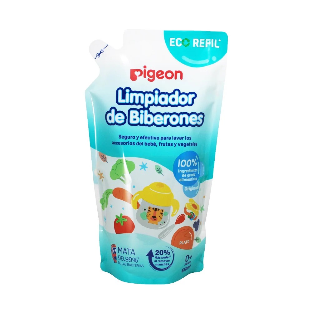PIGEON LIMPIADOR DE BIBERON DOYPACK X 650 ML