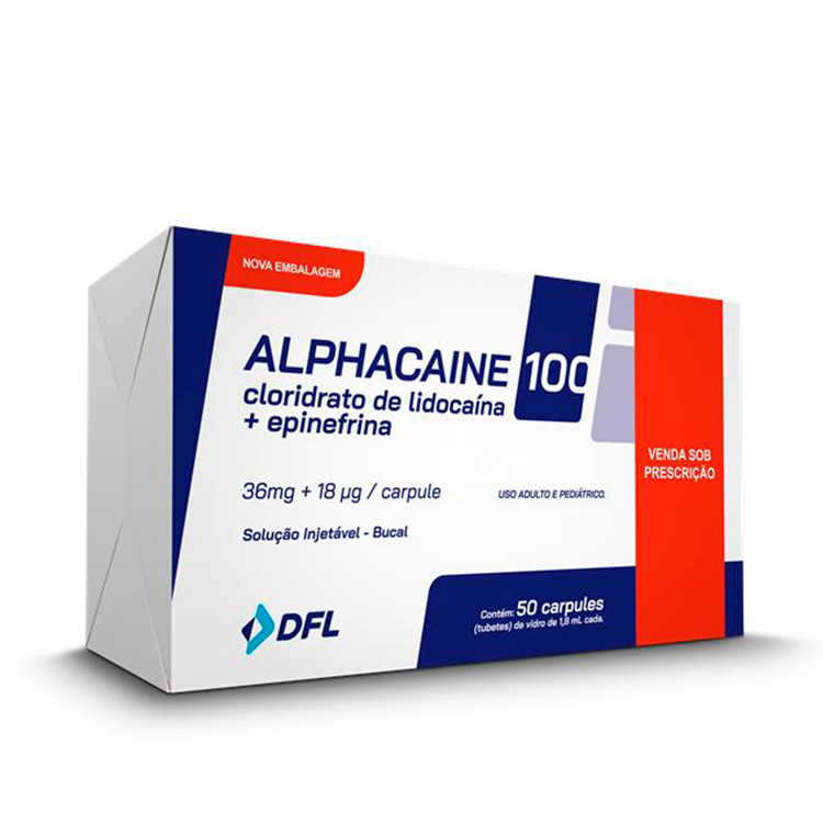 ALPHACAINE X 50 AMPOLLAS
