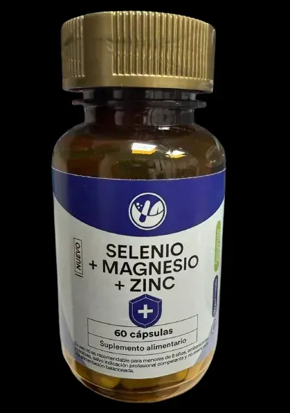 SELENIO + MAGNESIO + ZINC X 60 CÁPSULAS