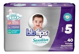 BEBE TIPS PAÑAL XG X 40 UND