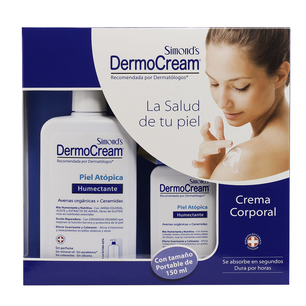 DERMOCREAM ESTUCHE AVENA CERAMIDA X 400 ML + CREMA 150 ML