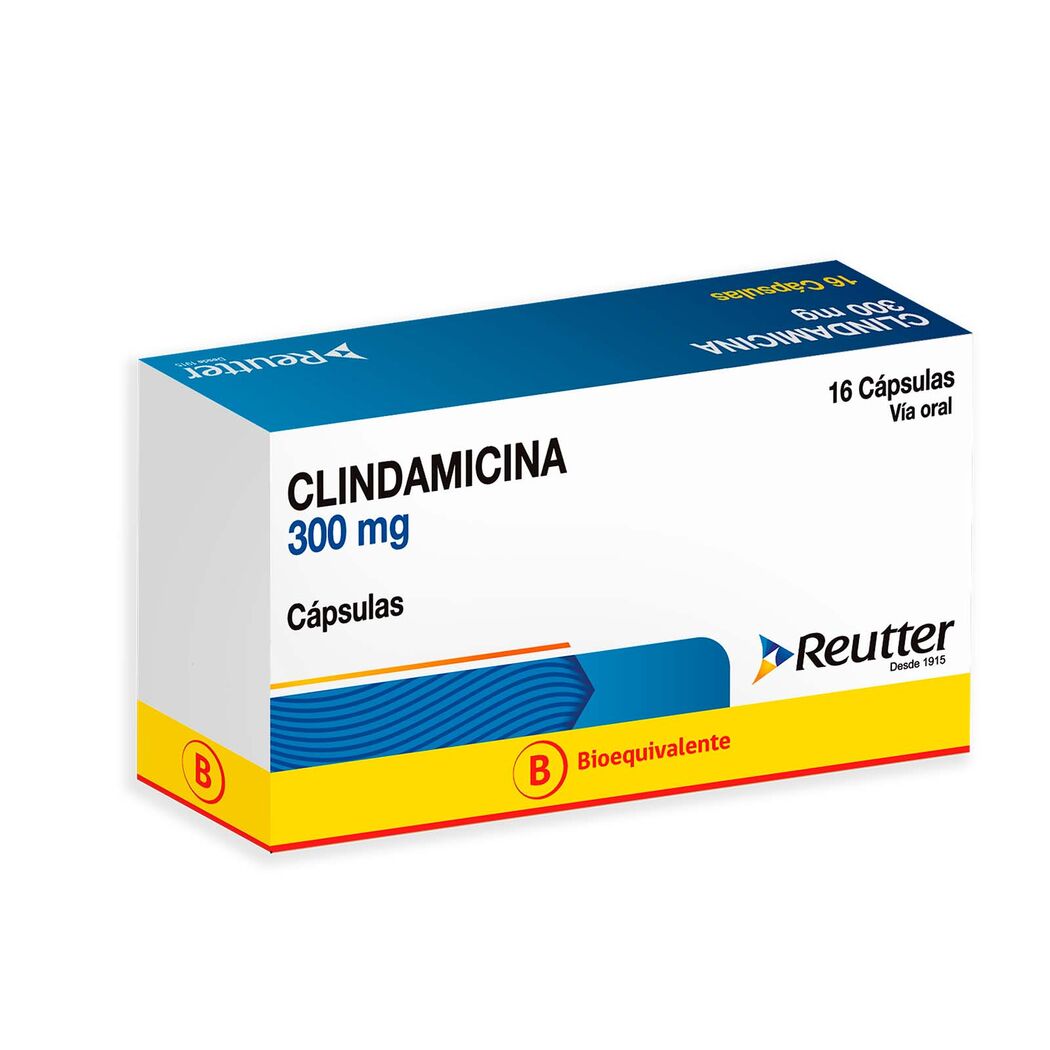 CLINDAMICINA 300 MG X 16 COMPRIMIDOS REUTTER