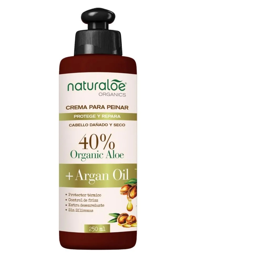 Crema de Peinar Protege y Repara x 250 ml Naturaloe