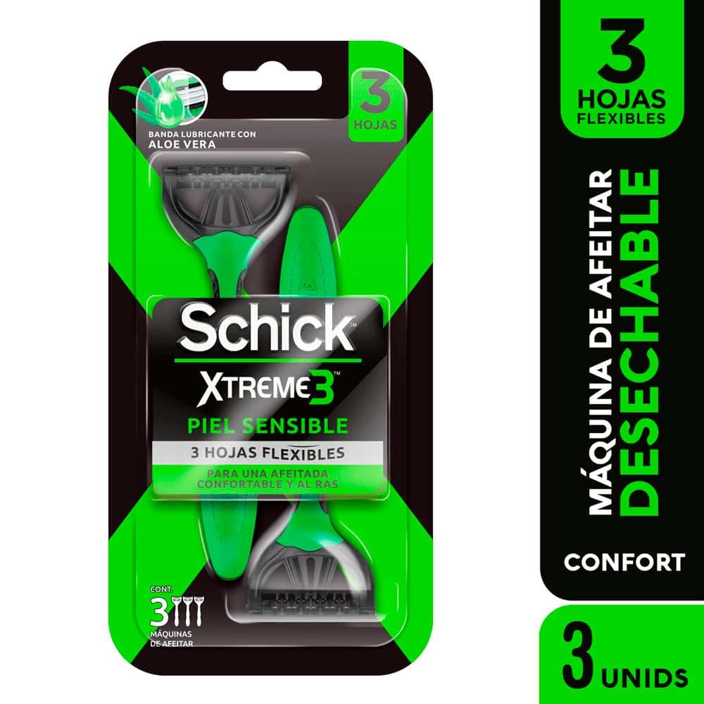 SCHICK XTREME3 PIEL...