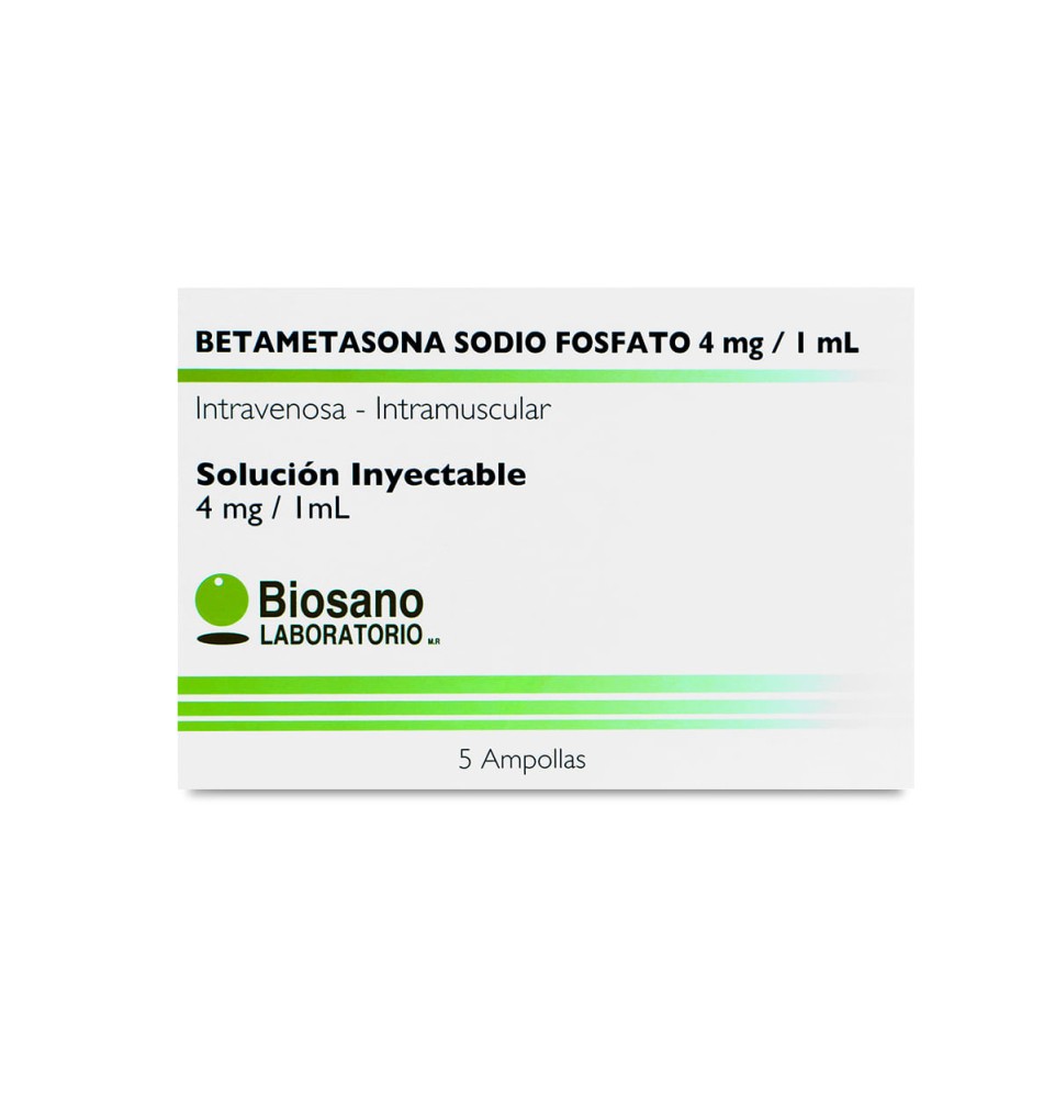 BETAMETASONA 4MG/ML INYECTABLE