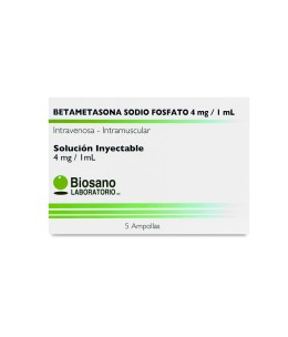BETAMETASONA 4MG/ML INYECTABLE