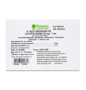 ESCOPOLAMINA 20MG/ML...