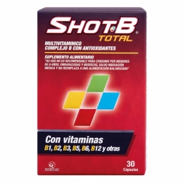 SHOT B TOTAL MULTIVITAMINICO CAP X 30